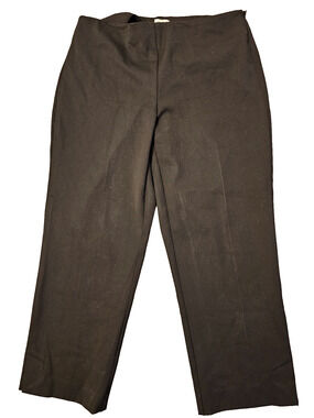 Cache Womens Black Cropped Capri Pants Size 6 Travel Resort Vacation Summer Work